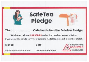 SafeTea Café Pledge